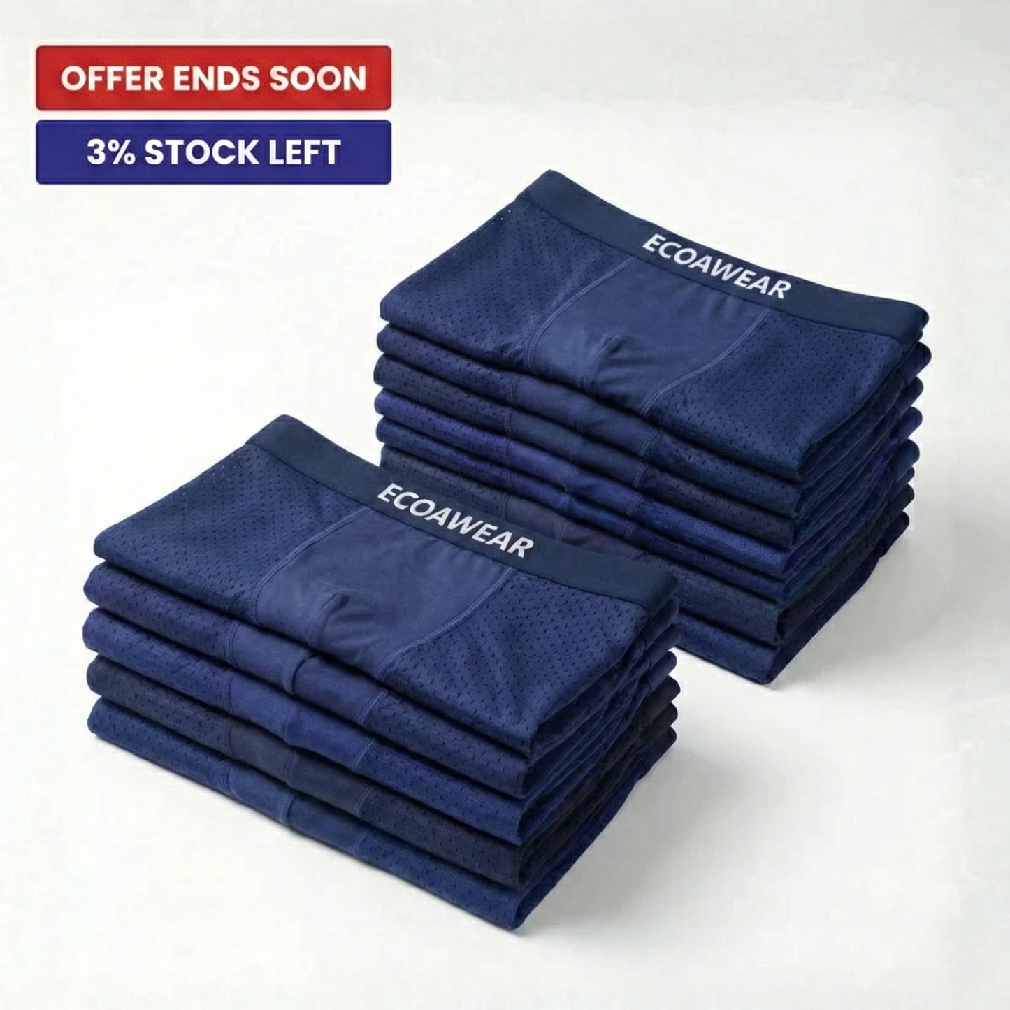 ECOAWEAR® Bamboo Boxers 5-Pack | Get 7 extra pairs FREE!
