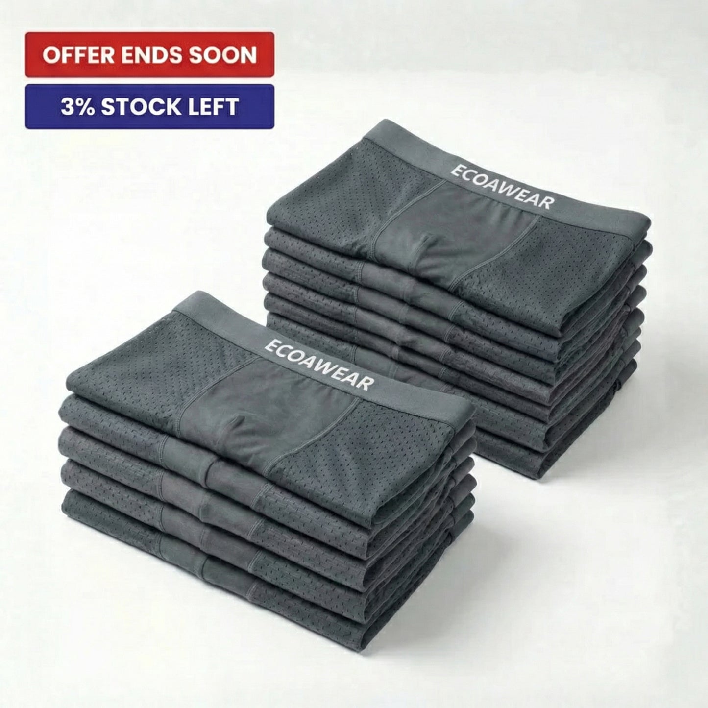ECOAWEAR® Bamboo Boxers 5-Pack | Get 7 extra pairs FREE!