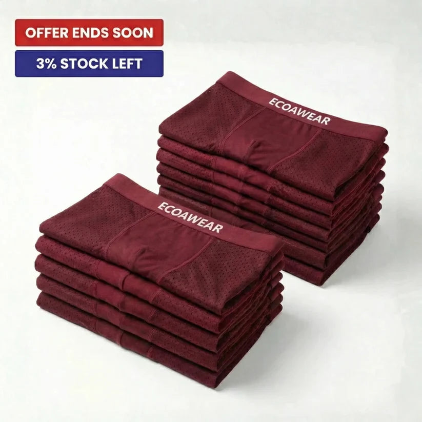 ECOAWEAR® Women's Bamboo Boxer Briefs 5-Pack | Get 5 extra pairs FREE