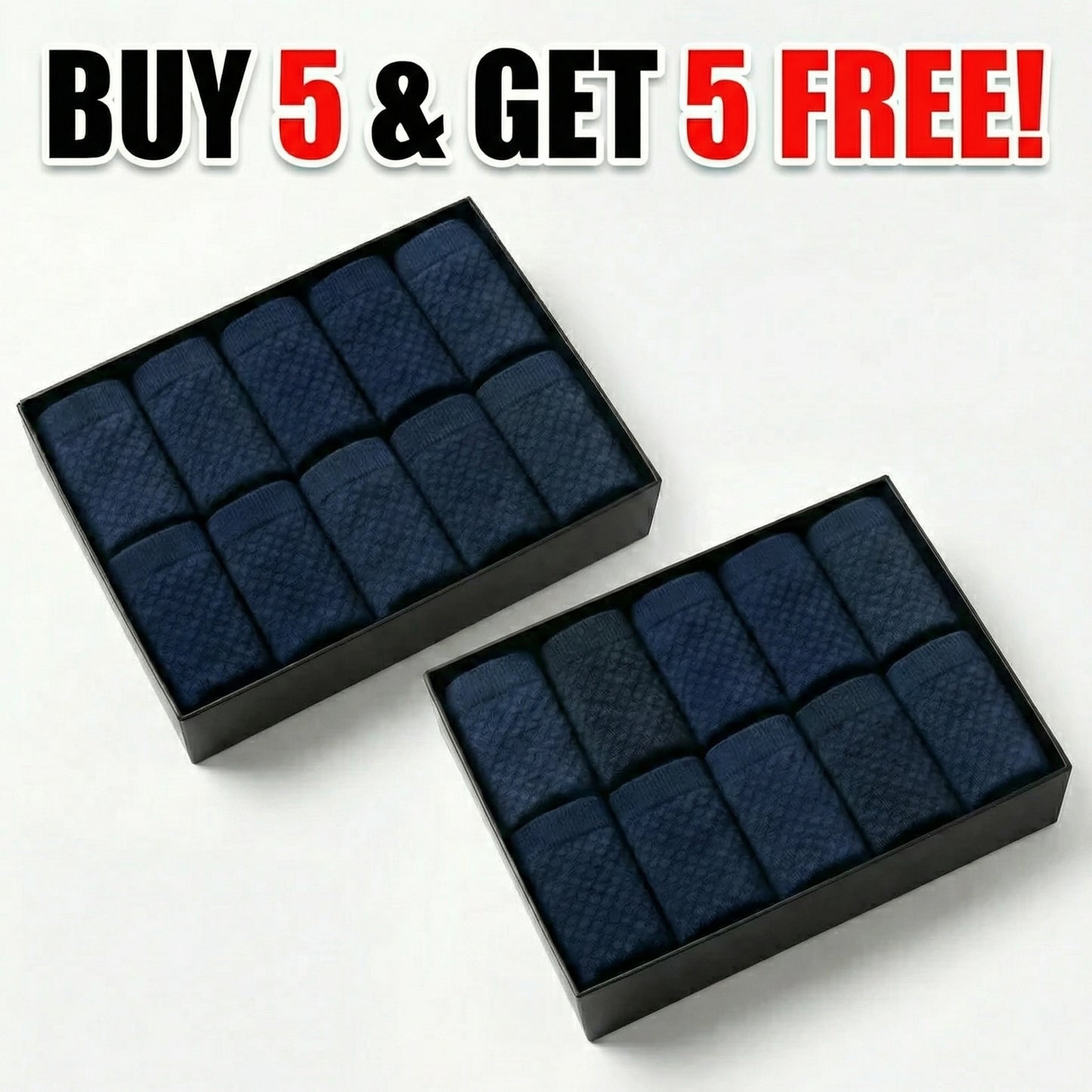 ECOAWEAR® Bamboo Socks 5-Pack | Get 5 extra FREE
