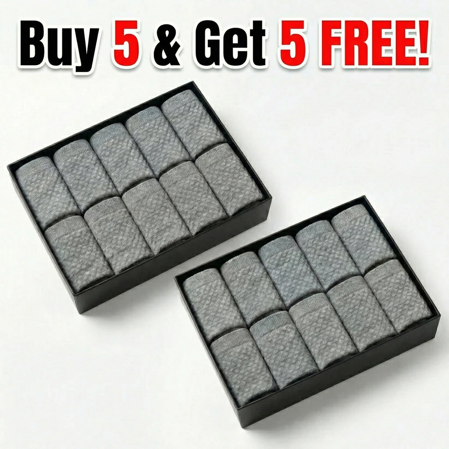 ECOAWEAR® Bamboo Socks 5-Pack | Get 5 extra FREE