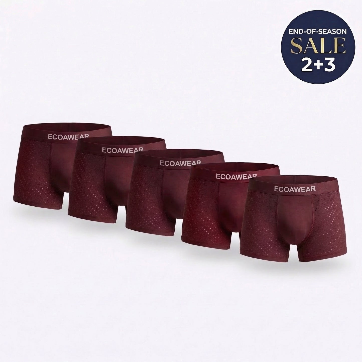 ECOAWEAR® Bamboo Boxers 2-Pack | Get 3 extra FREE