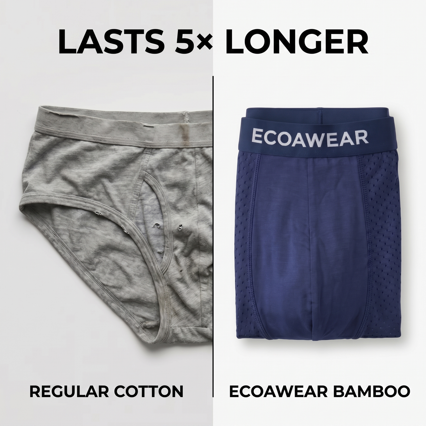 ECOAWEAR® Bamboo Boxers 5-Pack | Get 7 extra pairs FREE!