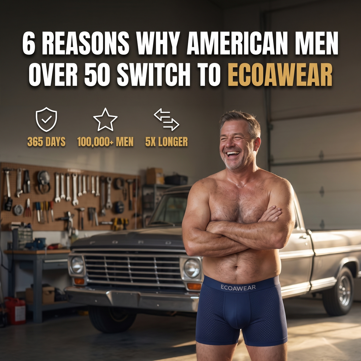 6 reasons why American men over 50 switch to ECOAWEAR
