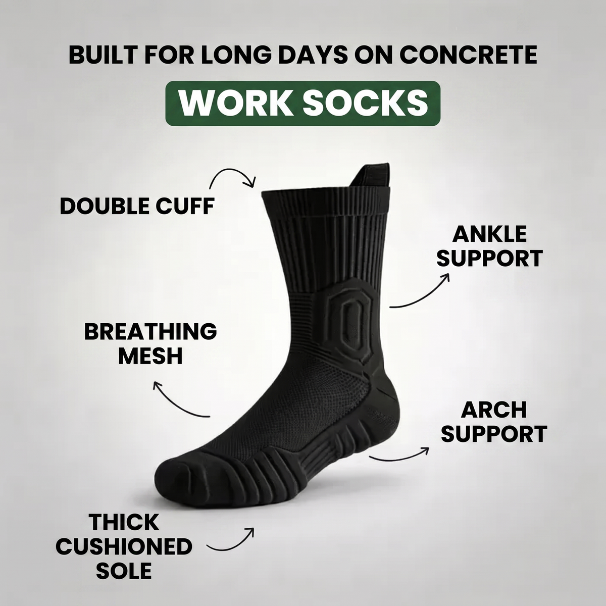 ECOAWEAR® Tradesman Socks